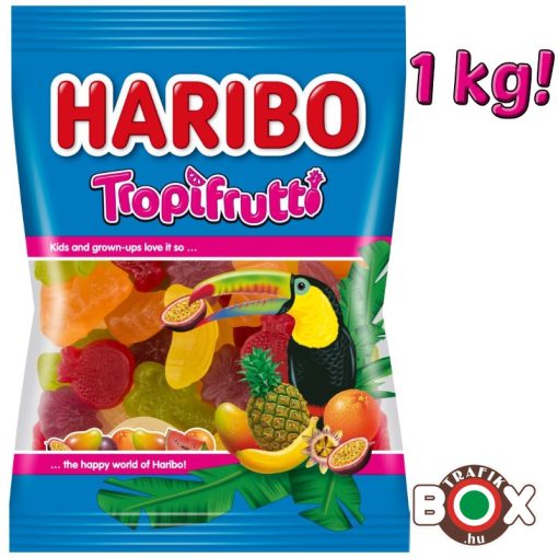 HARIBO Tropifrutti Gumicukor Trópusi gyümölcs ízű 1000 g