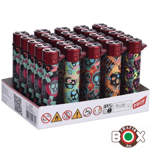 ÖNGYÚJTÓ Tűzköves PROF RED Prémium Színes Koponya 40009904