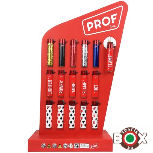 ÖNGYÚJTÓ Tűzköves PROF RED Prémium Póker 40009909