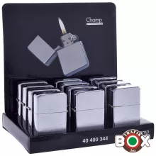 Benzines Öngyújtó CHAMP Szálcsiszolt 40400344