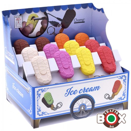 ÖNGYÚJTÓ Champ USB-röl tölthető Jégkrém 40400345