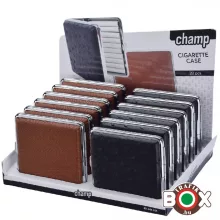 Cigarettatárca CHAMP fekete-barna 40444516