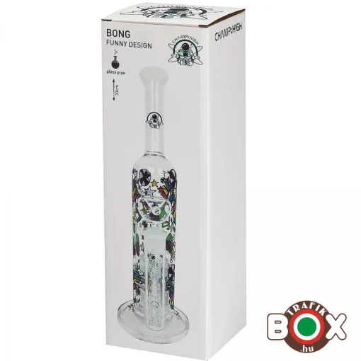 Bong üveg CHAMP 33 cm 40506032