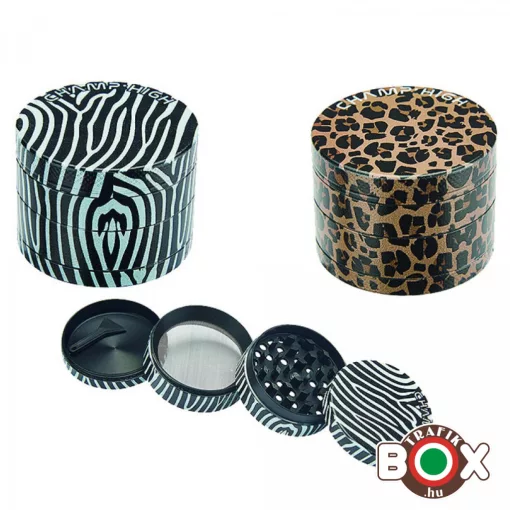 Dohányőrlő CHAMP Animal Skin 4 részes 50 mm 40506128