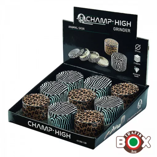 Dohányőrlő CHAMP Animal Skin 4 részes 50 mm 40506128