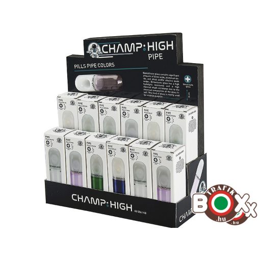 Üvegpipa CHAMP HIGH PILLS PIPEL 10 cm 40506148