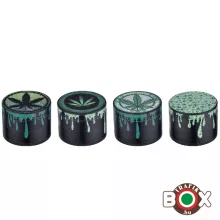 Dohányőrlő Champ Cannabis, lefolyt festék 4 részes 40 mm 40506180
