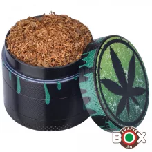 Dohányőrlő Champ Cannabis, lefolyt festék 4 részes 40 mm 40506180
