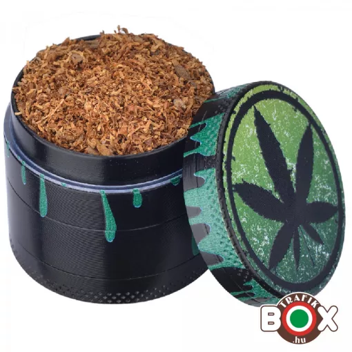 Dohányőrlő Champ Cannabis, lefolyt festék 4 részes 40 mm 40506180
