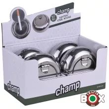 CHAMP Prémium Fém hamuzó, cigaretta tartóval, Zárható tetővel 10 cm 40509019