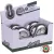  CHAMP Prémium Fém hamuzó, cigaretta tartóval, Zárható tetővel 10 cm 40509019