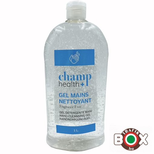 CHAMP Gel Mains 60% Alkoholos kéztisztító gél, Illat Mentes 1 liter 40509054