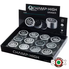 Dohányőrlő Champ Cannabis 3 részes 40 mm 40590343