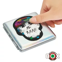   Cigarettatárca CHAMP Kaméleon, Mintás, színváltós Glitter 20 szálas 40590570