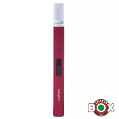   Tűzhelygyújtó Silver Match Fém Trendy USB-röl tölthető Egy íves Piros 40674235