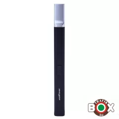  Tűzhelygyújtó Silver Match Fém Trendy USB-röl tölthető Egy íves Fekete 40674236