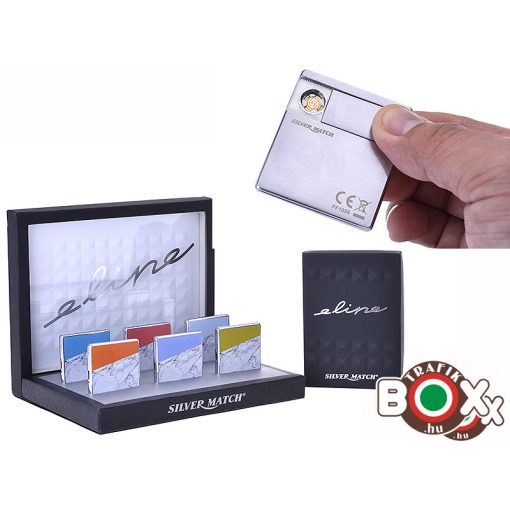 ÖNGYÚJTÓ Silver Match Eline USB-röl tölthető Ultravékony 40674239