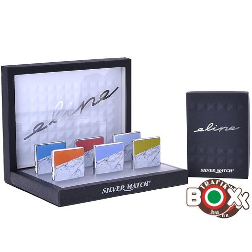 ÖNGYÚJTÓ Silver Match Eline USB-röl tölthető Ultravékony 40674239
