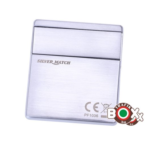 ÖNGYÚJTÓ Silver Match Eline USB-röl tölthető Ultravékony 40674239