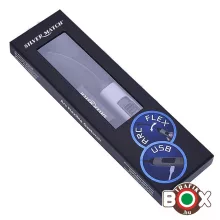 Tűzhelygyújtó Silver Match Icon Flexi Fém Trendy USB-röl tölthető Egy íves 40674242