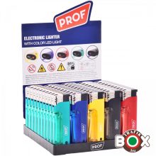 Öngyújtó Prof LED TC átlátszó 40802427