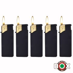   Öngyújtó Prof elektromos Mini Gumírozott Arany-Fekete 40804623