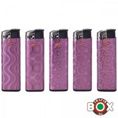   Öngyújtó Prof elektromos Pink szivárvány hologram 40804635