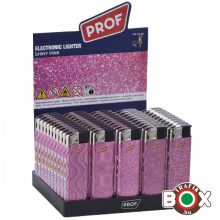 Öngyújtó Prof elektromos Pink szivárvány hologram 40804635