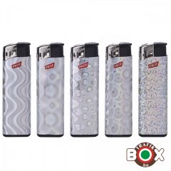   Öngyújtó Prof elektromos Ezüst szivárvány hologram 40804637