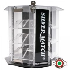   Silver Match 24db-os Exclusive Zárható, Forgatható Gyújtó Display 40969043