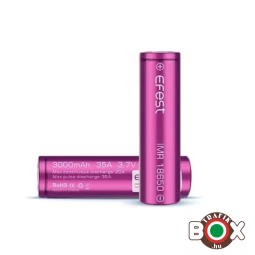 Efest IMR 18650 3000mAh akkumulátor cella (35A)