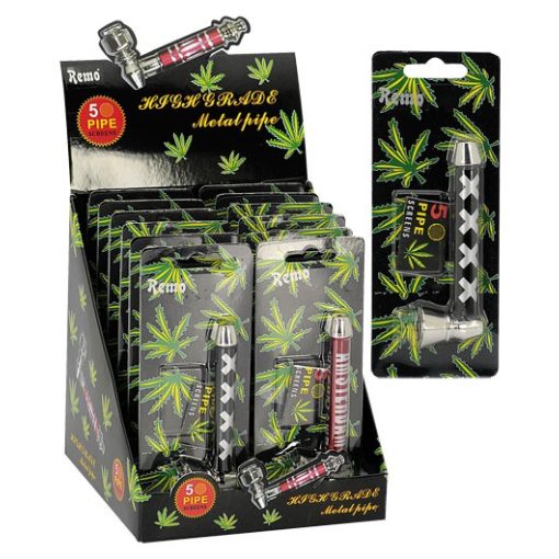 Fémpipa  bliszterezett (pipa 10,5cm+filter) 58397