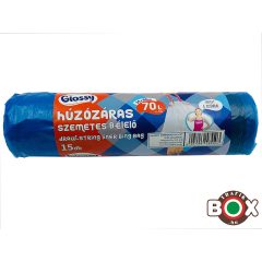   Szemeteszsák Szalagbehúzós Glossy 70 Liter 55×80 cm 15 db/cs K-11123-0054