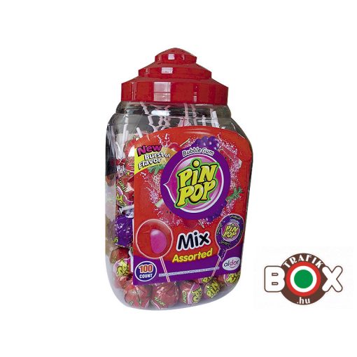PIN POP Assorted Nyalóka + Rágó 100 db × 18g