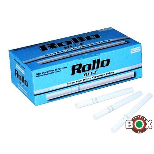 ROLLO Blue Micro Slim 5,5 mm CIGARETTAHÜVELY (200 db-os)