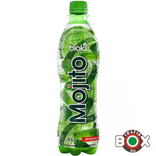 BIOLA Mojito ízű alkoholmentes szénsavas üdítőital 500ml (DRS)