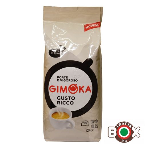 GIMOKA Gran Ricco Fehér KÁVÉ 1KG SZEMES 26622
